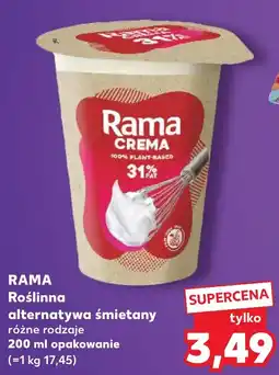 Kaufland Rama Roślinna alternatywa śmietany oferta