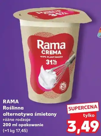 Kaufland Rama Roślinna alternatywa śmietany oferta