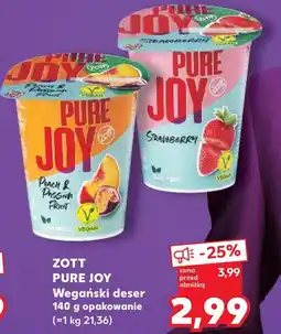 Kaufland ZOTT PURE JOY Wegański deser oferta