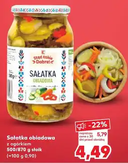 Kaufland Sałatka obiadowa z ogórkiem oferta