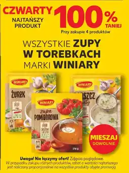 Kaufland Zupy w torebkach winiary oferta