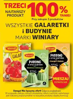 Kaufland Galaretki i Budynie Winiary oferta
