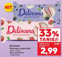 Kaufland Delisana Biszkopty z galaretką oferta