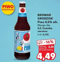 Kaufland Piwo 0,5% alk. Mango Ale oferta