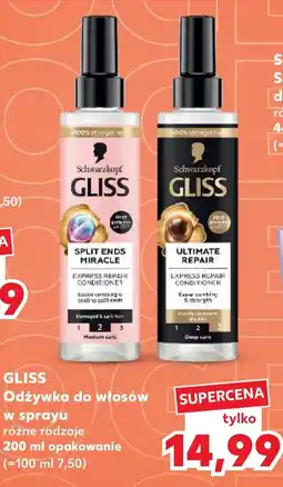Kaufland GLISS Odżywka do włosów w sprayu oferta