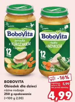 Kaufland Bobovita Obiad dla dzieci oferta