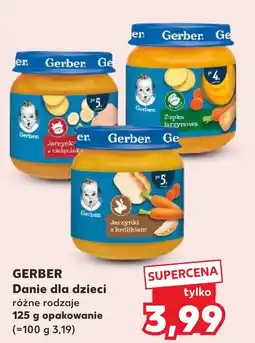 Kaufland Gerber Danie dla dzieci oferta