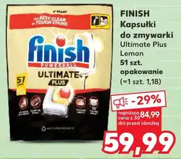 Kaufland Finish Kapsułki do zmywarki Ultimate Plus Lemon oferta