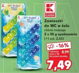 Kaufland K CLASSIC Zawieszki do WC w żelu oferta