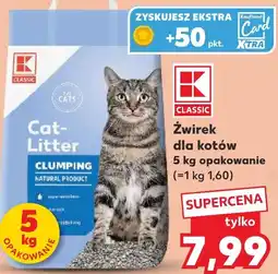 Kaufland Żwirek dla kotów oferta