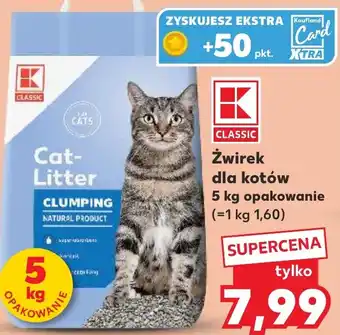 Kaufland Żwirek dla kotów oferta