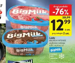 Intermarche Lody BIG MILK INTENSE oferta