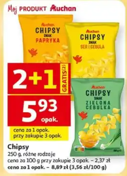 Auchan Chipsy oferta