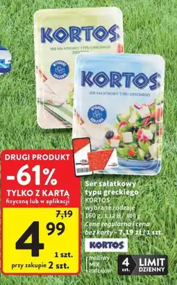 Intermarche Ser sałatkowy typu greckiego KORTOS oferta