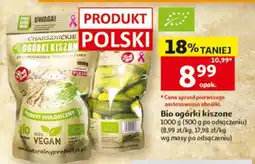 Auchan Bio ogórki kiszone oferta