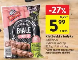 Intermarche Kiełbaski Białe z Indyka INDYKPOL oferta