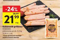 Intermarche Kabanosik grillowy KABANOS oferta