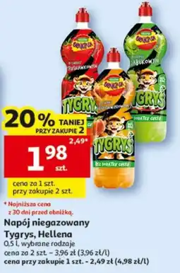 Auchan Napój niegazowany Tygrys, Hellena oferta