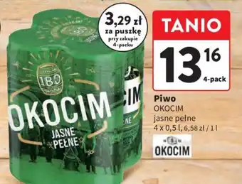 Intermarche Piwo OKOCIM jasne pełne oferta