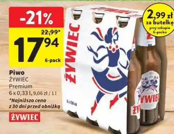 Intermarche Piwo ŻYWIEC Premium oferta