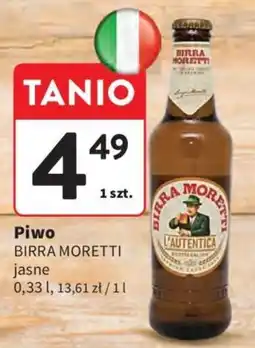 Intermarche Piwo BIRRA MORETTI jasne oferta