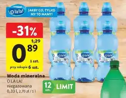 Intermarche Woda mineralna O LA LA! niegazowana oferta
