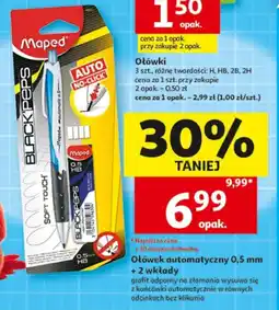 Auchan Ołówek automatyczny 0,5 mm + 2 wkłady oferta