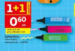 Auchan Zakreślacz różne kolory oferta