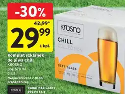 Intermarche Komplet szklanek do piwa Chill KROSNO oferta