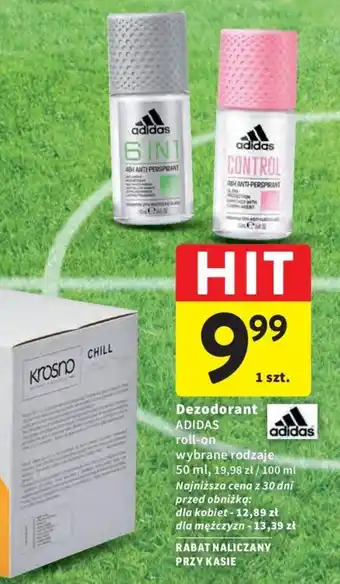 Intermarche Dezodorant adidas roll-on oferta