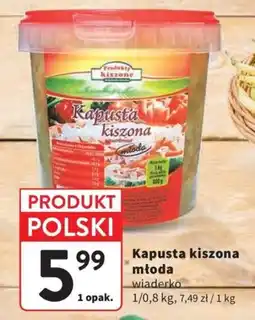 Intermarche Kapusta kiszona młoda oferta