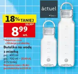 Auchan Butelka na wodę z miarką oferta