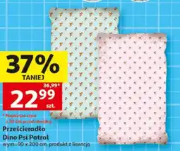 Auchan Prześcieradło Dino Psi Patrol oferta