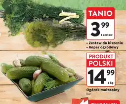 Intermarche Ogórek małosolny luz oferta