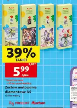 Auchan Zestaw malowanie diamentowe A5 oferta