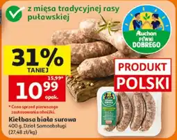 Auchan Kiełbasa biała surowa oferta
