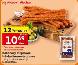 Auchan Kabanosy wieprzowe oferta