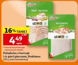 Auchan Polędwica z kurcząt lub pierś pieczona, DrobiMex oferta