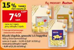 Auchan Kluskis śląskie, gnocchi lub kopytka oferta