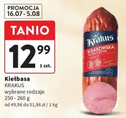 Intermarche Kiełbasa Krakowska Sucha z Szynki oferta