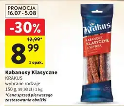 Intermarche Kabanosy Klasyczne Krakus oferta
