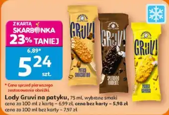 Auchan Lody Gruvi na patyku oferta