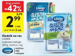 Intermarche Śledzik na raz LISNER oferta
