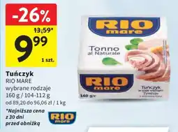 Intermarche Tuńczyk RIO MARE wybrane rodzaje oferta