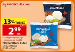 Auchan Mozzarella w kulce oferta