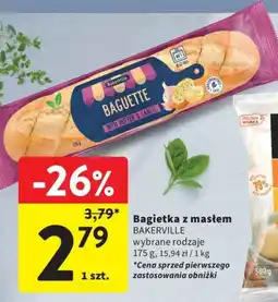 Intermarche Bagietka z masłem BAKERVILLE oferta