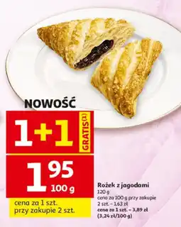 Auchan Rożek z jagodami oferta