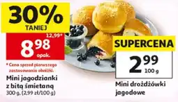 Auchan Mini jagodzianki z bitą śmietaną oferta