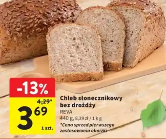 Intermarche Chleb słonecznikowy bez drożdży REVA oferta