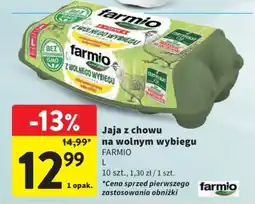 Intermarche Jaja z chowu na wolnym wybiegu FARMIO oferta